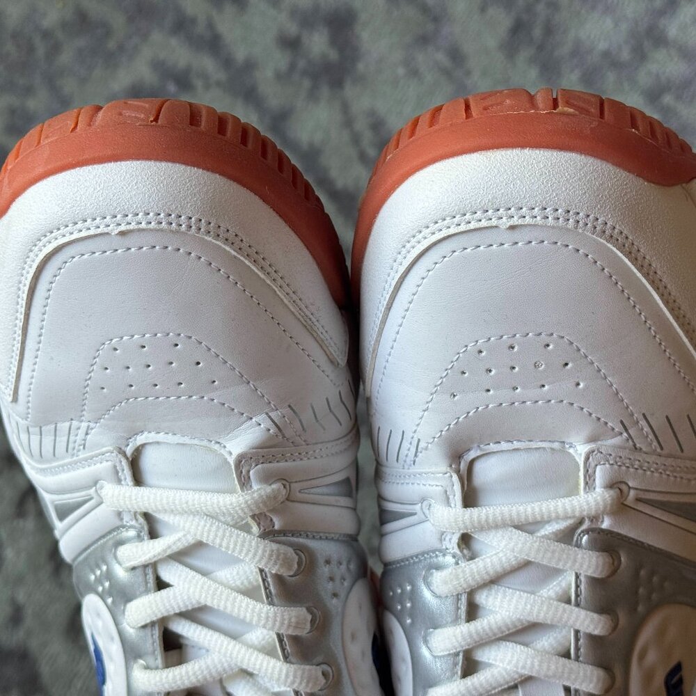 Python Deluxe Racquetball Indoor Mid White Sneake… - image 6